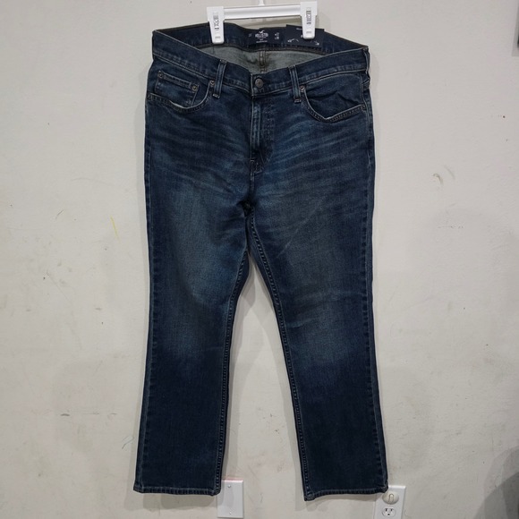 Hollister Other - Hollister EpicFlex BootcutJeans Mens 32x30 Dark Wash Blue Denim 331-380-1400-278
